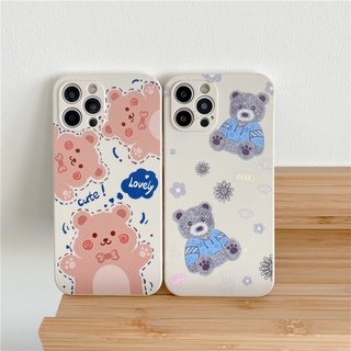 เคสโทรศัพท์มือถือแบบนิ่ม TPU ลายการ์ตูนหมีน่ารัก สําหรับ OPPO A94 A3S A5 A31 A5S A7 A12 F9 F11 PRO A53 A73 A33 A9 2020 A15 A15S A16 A52 A92 A57 A39 F1S A54 A83 A1K A93 A95 4G A37 A71 A16K A74 5G
