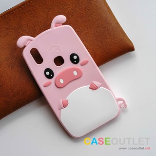 เคส Vivo V9 ซิลิโคน หมู น่ารัก