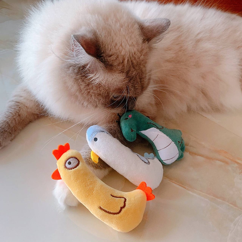 ภาพสินค้า(แมวชอบ) ตุ๊กตาแคทนิป ของเล่นแมว แมวฟิน Catnip doll ของเล่นแมว นุ่ม และไม่ขาดง่าย จากร้าน tabbyhouse_8 บน Shopee ภาพที่ 4