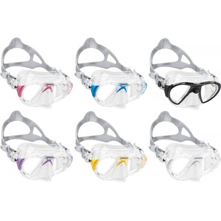 CRESSI PROFESSIONAL NANO MASK CRYSTAL FRAME-หน้ากากดำน้ำ สคูบ้า ฟรีไดฟ์วิ่ง สำหรับผู้ใหญ่