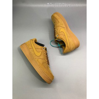 NIKE AIR FORCE 1 AF1 Wheat low top board shoes casual shoes women