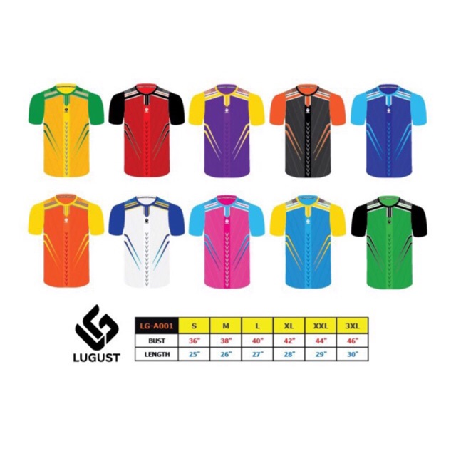 เสื้อกีฬา-lugust-a001-แขนสั้น