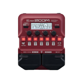 โปรโมชั่น : เอฟเฟคสำหรับกีตาร์เบส ZOOM B1 FOUR BASS MUTI-EFFECTS PROCESSOR