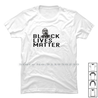 เสื้อยืดผู้ เสื้อยืดคอกลม แขนสั้น พิมพ์ลาย Lives Matter Illustrator Lives Matt Live Lack King Liv สําหรับผู้ชาย และผู้หญ