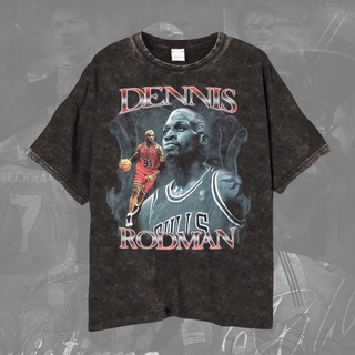 เสื้อยืด พิมพ์ลาย Nba Best Player Dennis Rodman สําหรับผู้ชาย และผู้หญิงS-5XL