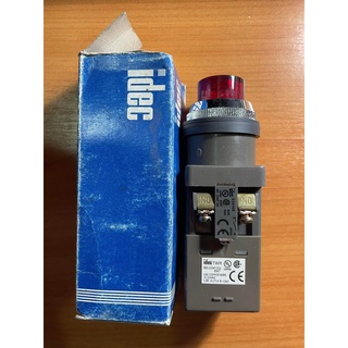 สวิตซ์ปุ่มกดมีแลมป์ ALN2611-G AC220V NO-NC 30mm "IDEC"