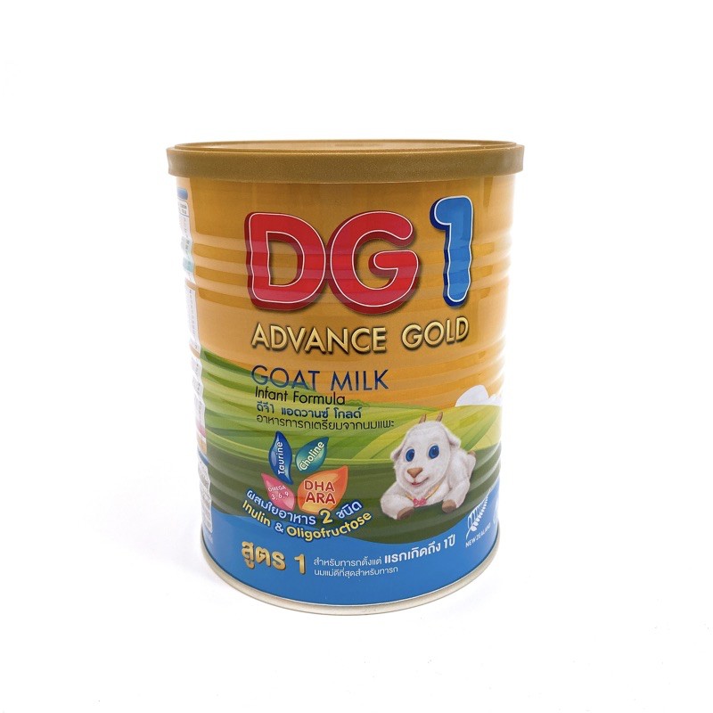 ราคาและรีวิวนมแพะDG1 Advance gold ดีจี1โกลด์ 400กรัม EXP 19/4/24