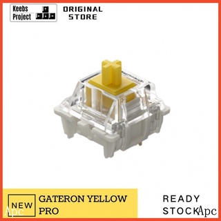 Gateron Yellow Pro 3pin สวิตช์เชิงเส้นเชิงกล สําหรับคีย์บอร์ดเชิงกล พร้อมส่ง จากมาเลเซีย