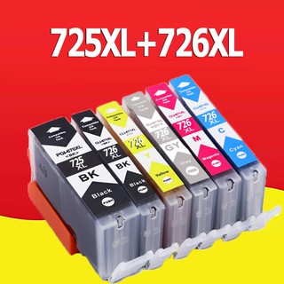 PGI 725 CLI 726 หมึก PGI725XL CLI726XL ตลับหมึกสำหรับ Canon IP4870/IP4970/IX6560/MG5170/MG5270/MG5370/MG6170/MG6270