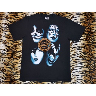 KISS OVP OVERPRINT เสื้อวงร็อค ลายเสื้อวงคิส ผ้าCotton 100 ป้ายTHE ROXX