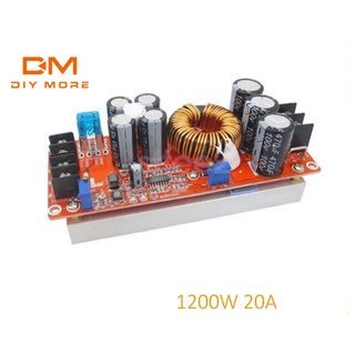 DIYMORE โมดูลพาวเวอร์ซัพพาย 1200 W Step - Up Dc 20 A 8-60 V To 12-83 V สําหรับรถยนต์