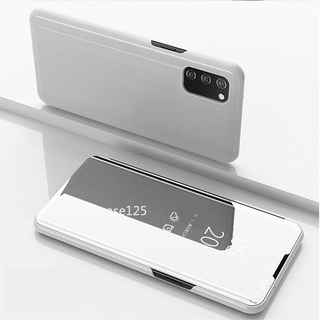 เคสโทรศัพท์มือถือหนังแข็ง แบบฝาพับกระจก ปิดอัตโนมัติ สําหรับ Samsung Galaxy A73 5G A53 5G A23 A33 A13 4G A03S