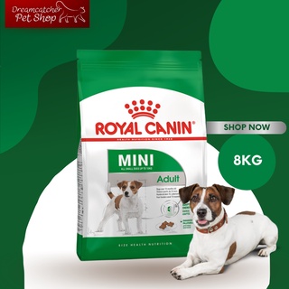 Royal canin mini adult สำหรับสุนัขโตพันธุ์เล็ก 1-6ปี 8kg (กิโลกรัม)