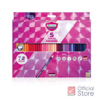 [Clearance Sale] Master Art สีไม้ ดินสอสีไม้ 72 สี รุ่นเอส-ซีรี่ส์ จำนวน 1 กล่อง