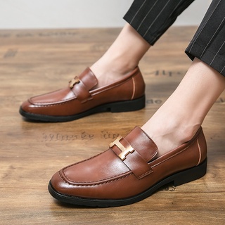 สินค้า แฟชั่นผู้ชาย รองเท้าลำลอง รองเท้าหนังคลาสสิก รองเท้าหนังทางการคลาสสิก รองเท้าธุรกิจ Formal Leather Shoes