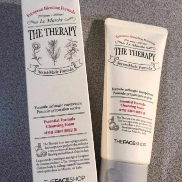 the-face-shop-the-therapy-essential-formula-cleansing-foam-150-ml