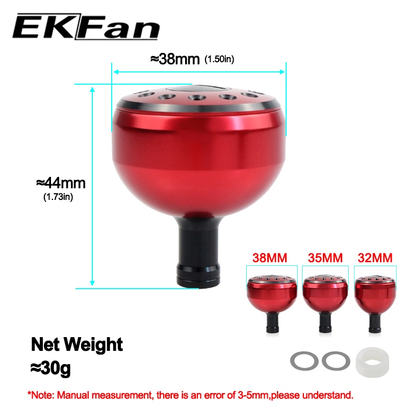 ekfan-ลูกบิดรีลอลูมิเนียม-เหมาะสำหรับ-daiwa-shimano-เส้นผ่าศูนย์กลาง-32-มิลลิเมตร-35-มิลลิเมตร-38-มิลลิเมตร-สำหรับรอกตกปลา