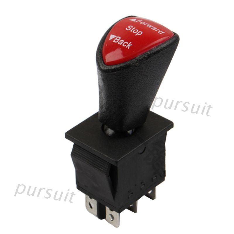 Forward-Stop-Back DPDT 6Pin Latching Slide Rocker Switch AC 250V 16A AC ...