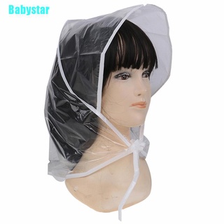 ภาพหน้าปกสินค้า(Babystar) หมวกกันฝนพลาสติก สําหรับผู้หญิง 1 ชิ้น ที่เกี่ยวข้อง