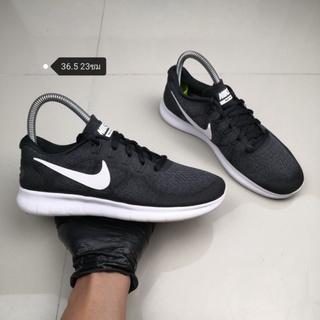 รองเท้าวิ่งไนกี้ nike free rn แท้ 36.5 23cm ดีเกินราคา