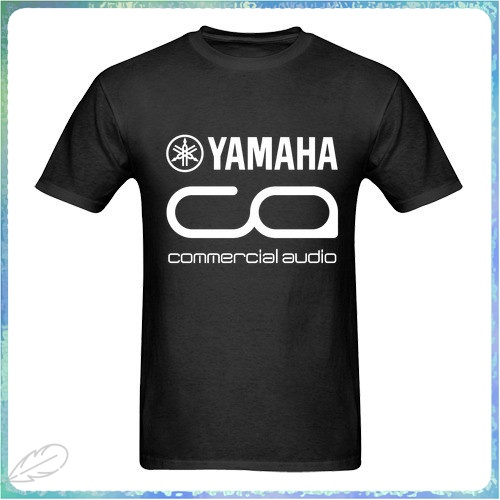 ขายดี-ใหม่-เสื้อยืดลําลอง-แขนสั้น-พิมพ์ลาย-yamaha-commercial-audio-แฟชั่นสําหรับผู้ชาย