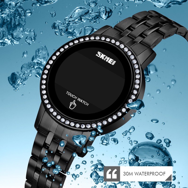 ภาพสินค้าSKMEI1699 นาฬิกาดิจิตอลระบบสัมผัสแล้วไฟติด พร้อมกล่องเหล็กสุดหรู จากร้าน classybkk บน Shopee ภาพที่ 3