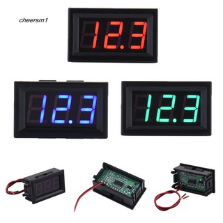【CHE】&amp;Mini DC 3.2-30V Two-wire Voltmeter LED Panel Digital Display Voltage Meter Head