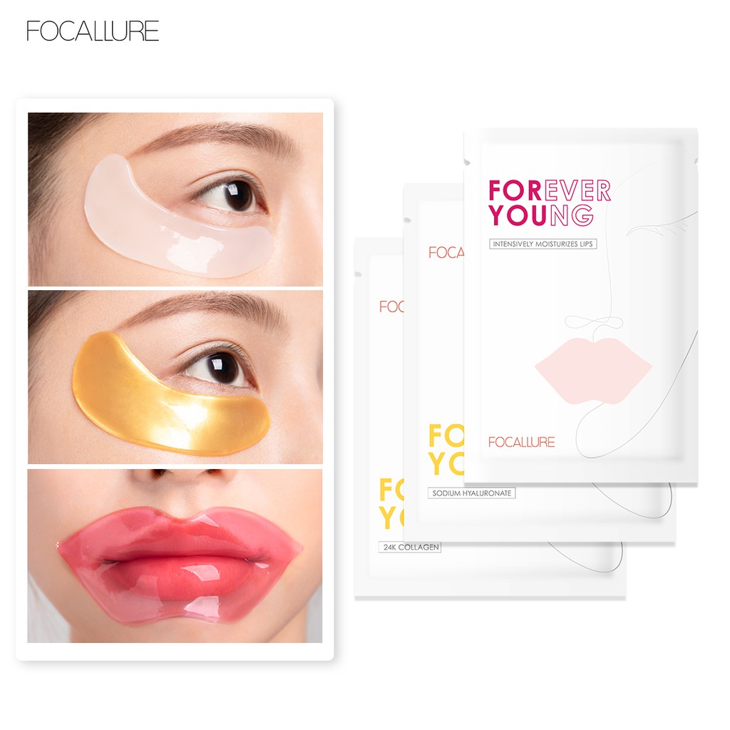 รูปภาพสินค้าแรกของFocallure ลิปมาสก์ สูตรคอลลาเจน เพิ่มความชุ่มชื้น