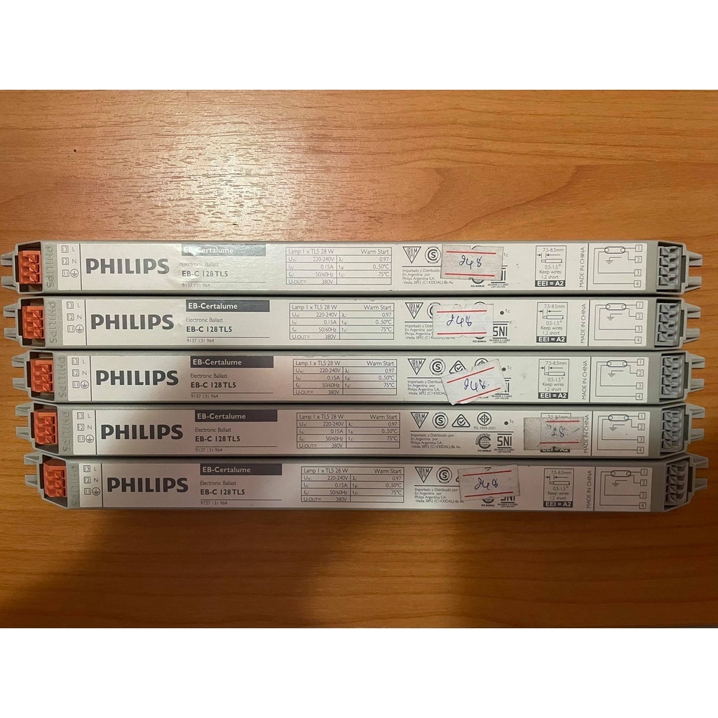 อิเล็คโทรนิคส์บัลลาสต์-philips-สำหรับหลอดนีออน-t5-ขนาด-1-x-28w