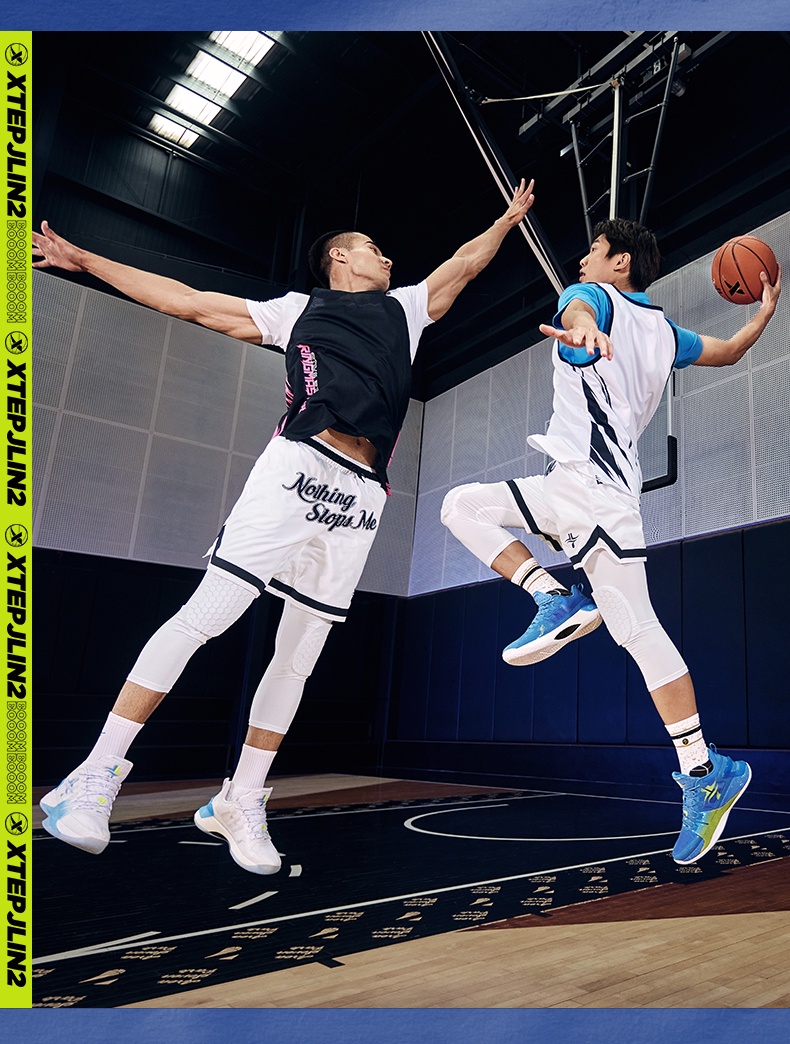 รูปภาพเพิ่มเติมของ Xtep Jlin2 Jeremy Lin รองเท้าบาสเก็ตบอล รองเท้ากีฬาสําหรับผู้ชาย สีใหม่สีม่วง