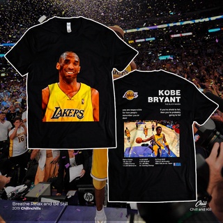 คอลูกเรือเสื้อยืดคอกลมFacebox TEE - KOBE BRYANT เสื้อยืดผ้าฝ้ายแท้