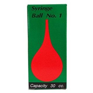 ภาพขนาดย่อของภาพหน้าปกสินค้าSyringe Ball ลูกยางแดง ดูดน้ำมูก มี 6 ขนาด จากร้าน medicalhub115 บน Shopee