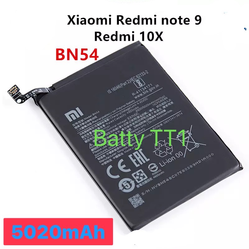 แบตเตอรี่-xiaomi-redmi-note-9-redmi-10x-bn54-5020mah-ประกัน-3-เดือน