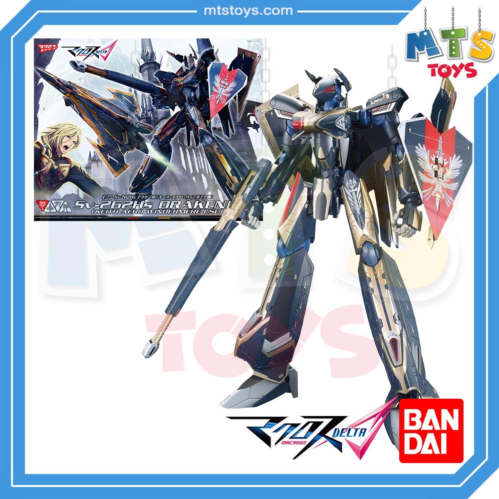 Bandai Macross Delta SV-262Hs Draken III Custom Keith Model | 1/72 Scale Plastic Kit - View #11