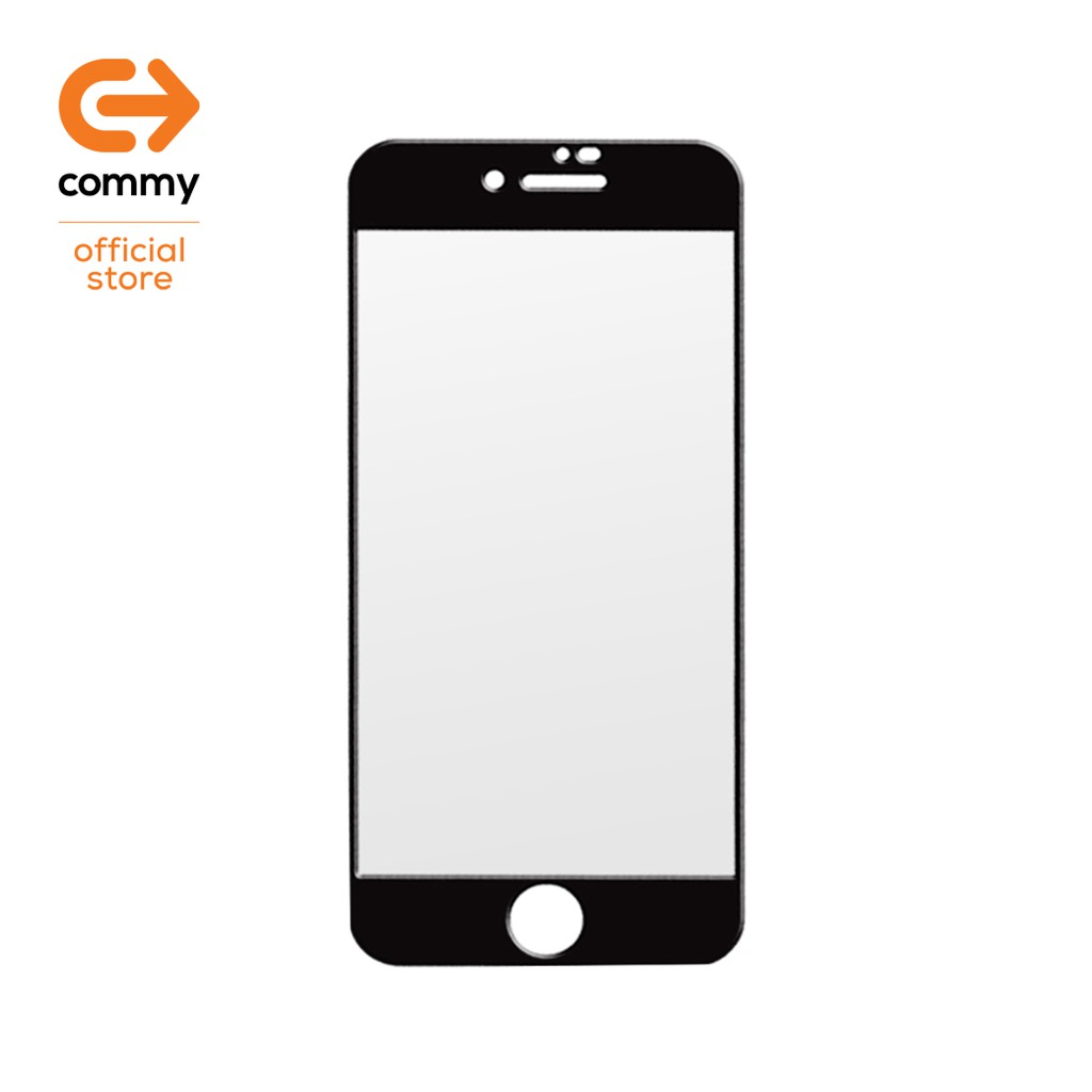 commy-กระจกกันรอย-x-strong-ff-iphone8-black
