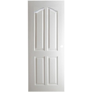 PARAZZO 80X200CM WH MN006 DOOR ประตู UPVC PARAZZO MN006 80x200 ซม. สีขาว ประตูบานเปิด ประตูและวงกบ ประตูและหน้าต่าง PARA