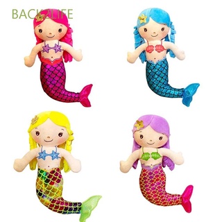 BACK2LIFE Cute Mermaid Plush Toy Girls Stuffed Toys Princess Ragdoll 30cm Accompany Sleeping Doll Birthday Gifts Stuffed Plush Toys Children Doll Pillow Cartoon Animal/Multicolor