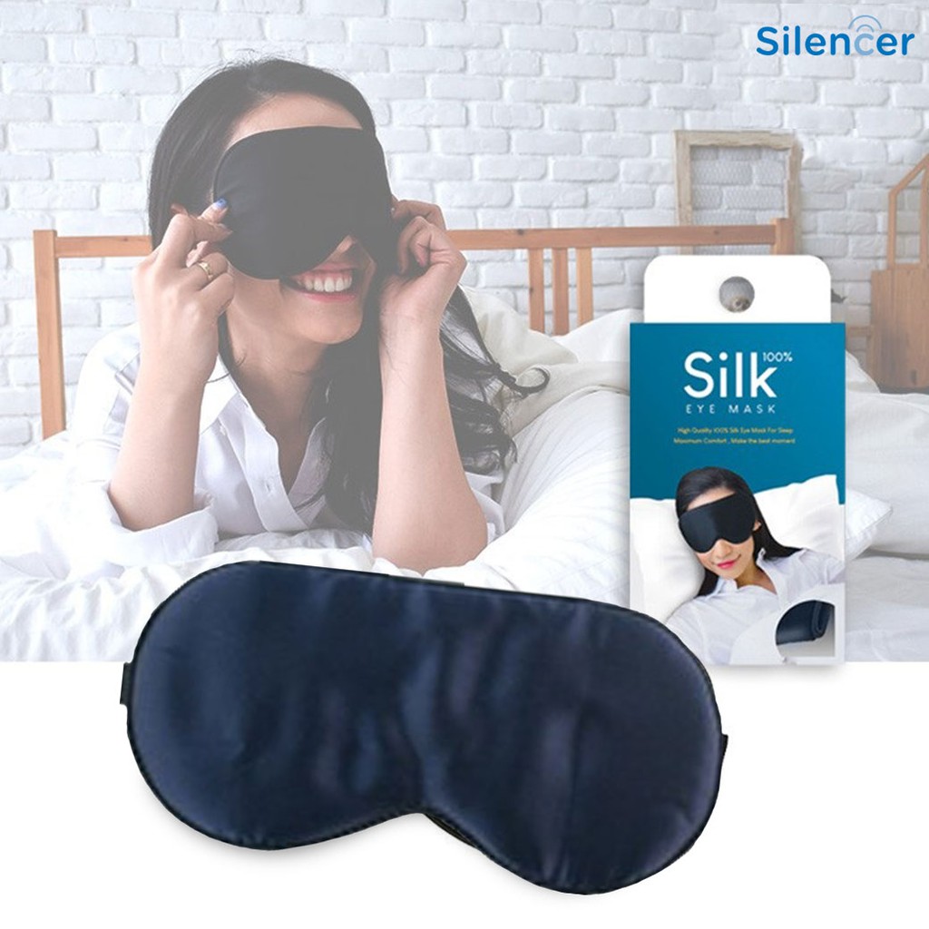 ภาพสินค้าSilencer ผ้าปิดตาผ้าไหมแท้ Silk 100% Eye Mask 1 ชิ้น/กล่อง จากร้าน future_makers_officialshop บน Shopee ภาพที่ 4