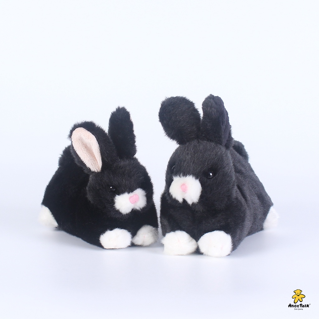 aneepark-bunny-ตุ๊กตากระต่ายสีดำ