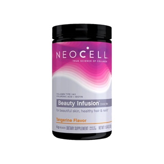 ราคา[ช้อปดีมีคืน] Neocell Beauty Infusion Refreshing Collagen Drink Mix Tangerine 330g คอลลาเจนชนิดผงรสส้มแทงเจอรีน