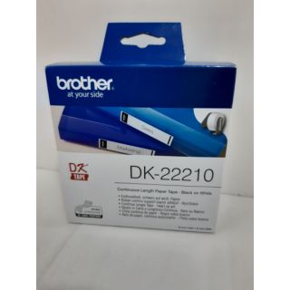 สติกเกอร์ Brother DK-22210 ขนาด 29mm.x30.48mm.