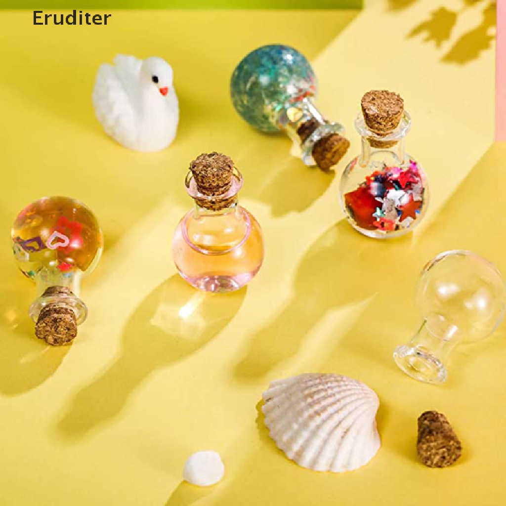 eruditer-10x-ขวดแก้ว-ขนาดเล็ก-ขวดยาจิ๋ว-ขวดแก้วไม้คอร์ก-ขนาดเล็ก-งานแต่งงาน-ขายดี