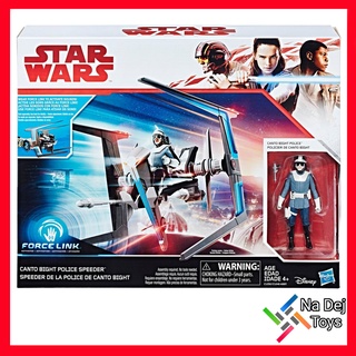 Canto Bight Police Speeder Star Wars Force Link 3.75 แคนโต ไบท์ โพลิศ สปีดเดอร์ สตาร์วอร์ส ฟอร์ซลิงค์ 3.75 ฟิกเกอร์