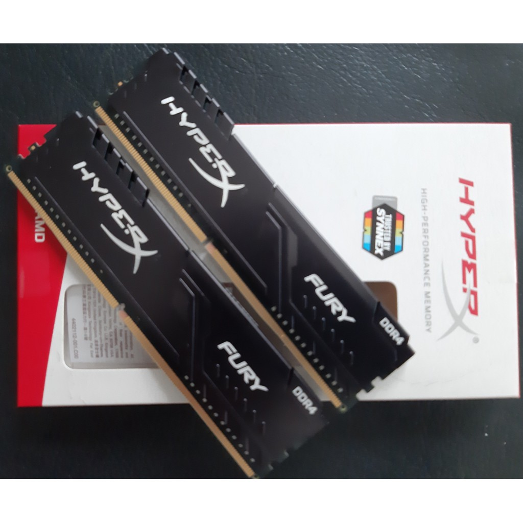 RAM PC KINGSTON HyperX FURY BLACK 16GB (8GBx2) DDR4 BUS 2666 ...