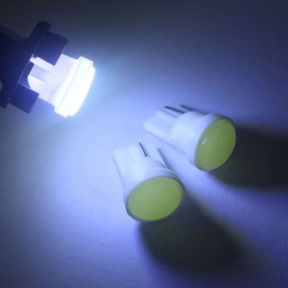 ☑️พร้อมส่ง หลอดไฟ LED T10 COB W5W สําหรับติดประตูรถยนต์ 10 ชิ้น