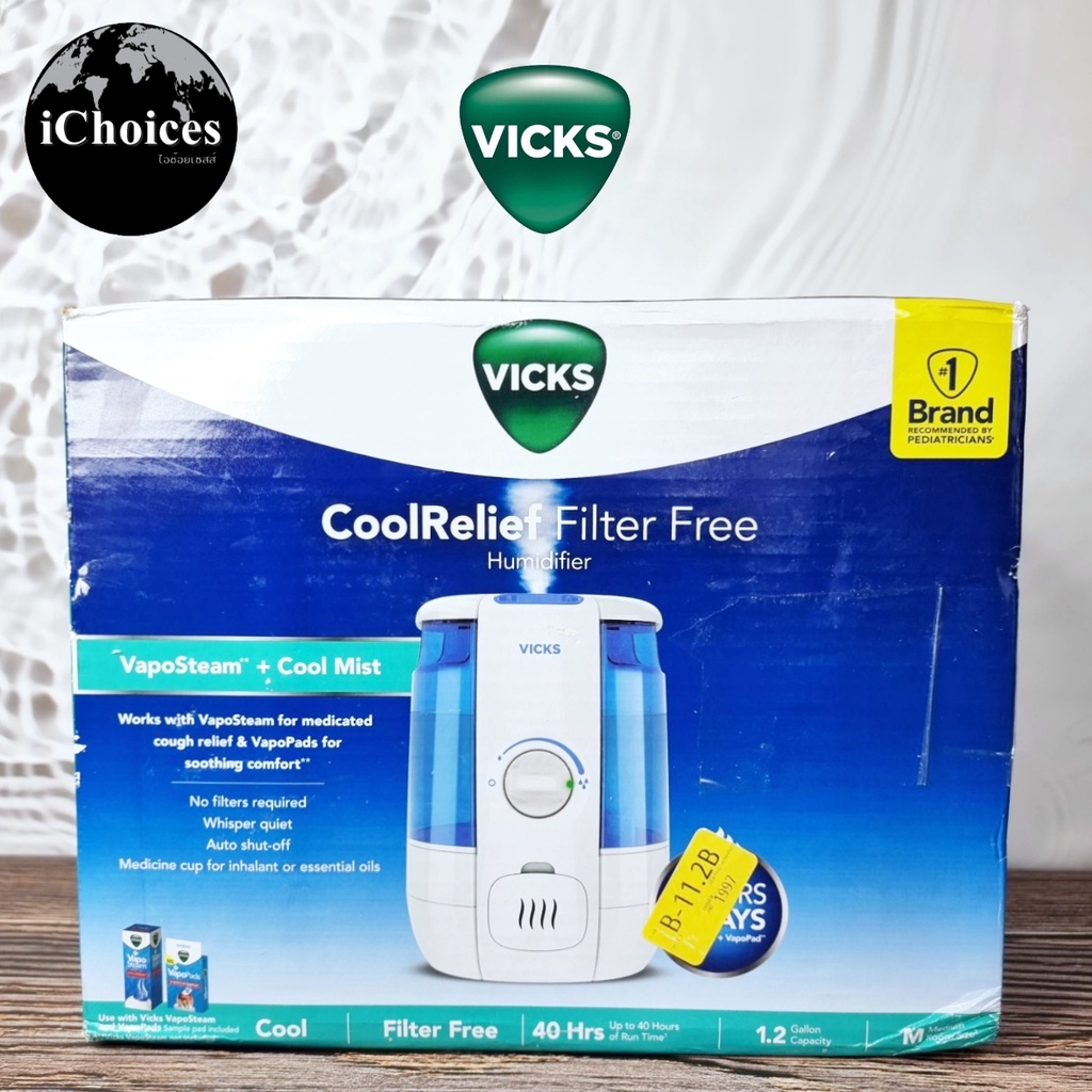 [Vicks] CoolRelief Filter Free Humidifier Model VUL600 วิคส์ เครื่องทำ