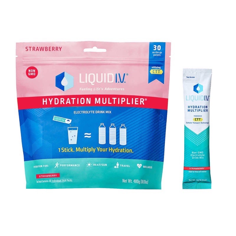 ภาพสินค้าแบ่งขาย LIQUID I.V. Hydration Multiplier น้ำอิเล็คโทรไลท์ นำเข้าจาก USA (พร้อมส่ง) จากร้าน pimmigirl บน Shopee ภาพที่ 3