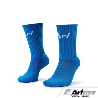 ARI CREW SOCKS - BLUE ถุงเท้า อาริ สั้น สีน้ำเงิน