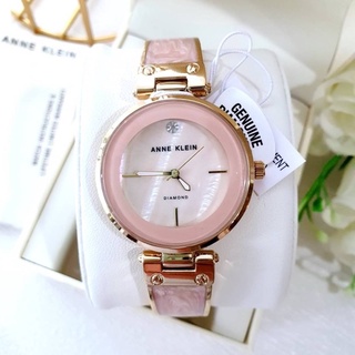 🎀 ส่งฟรี นาฬิกา Anne Klein Womens AK/2512LPGB Diamond-Accented Gold-Tone and Blush
สี ทอง- ชมพู