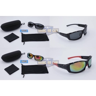 แว่นกันแดด เลนส์ Polarized (เลนส์โพลาไรซ์) รุ่น ทรงสปอร์ต 2